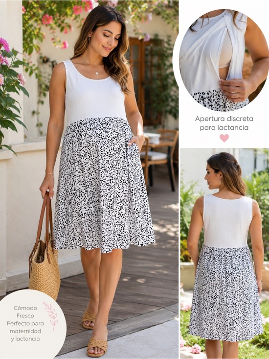 Seraphine Dresses & Skirts - Seraphile Nursing & Maternity Flowy Dress US 10 🤍